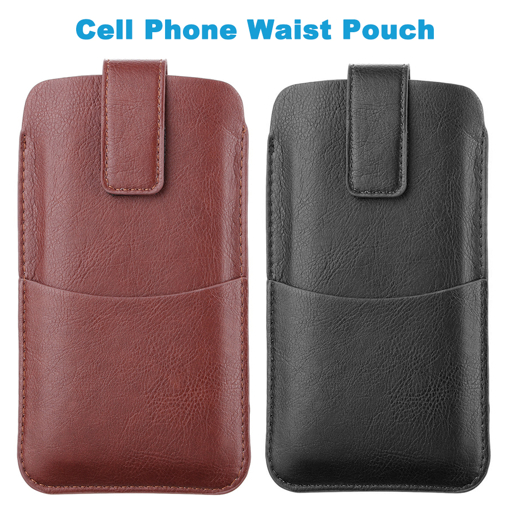 Saddle Bag Leather - Leather Phone Holster Belt Case Universal