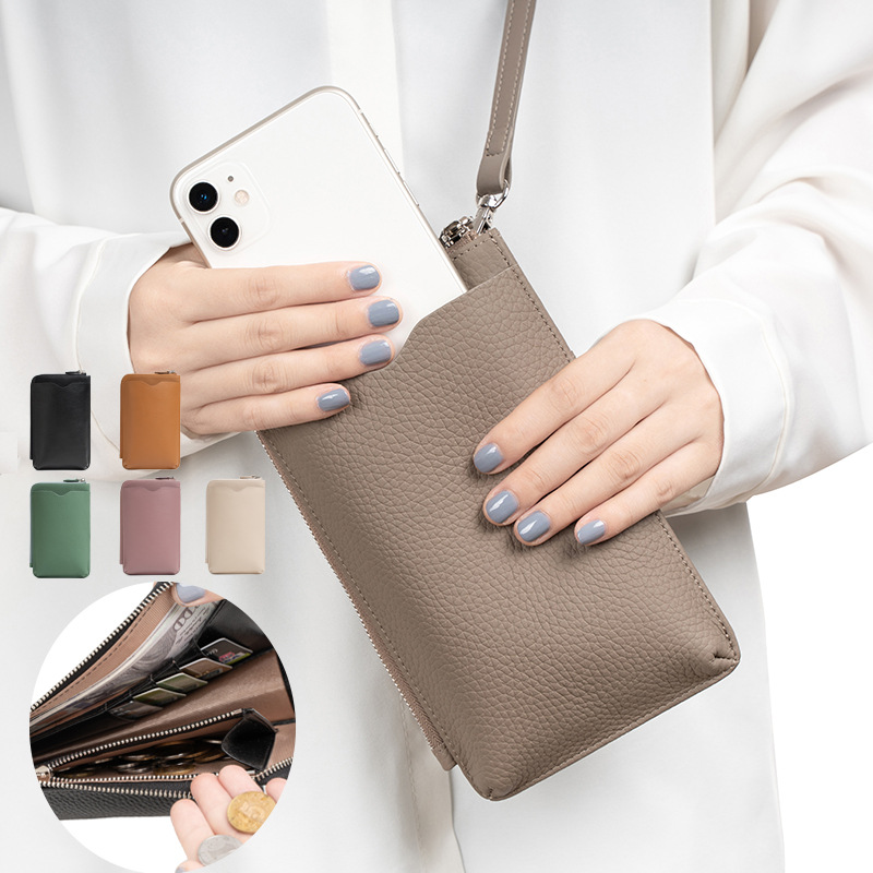 Women Bags Mini - Fashion Genuine Leather Phone Crossbody Bag
