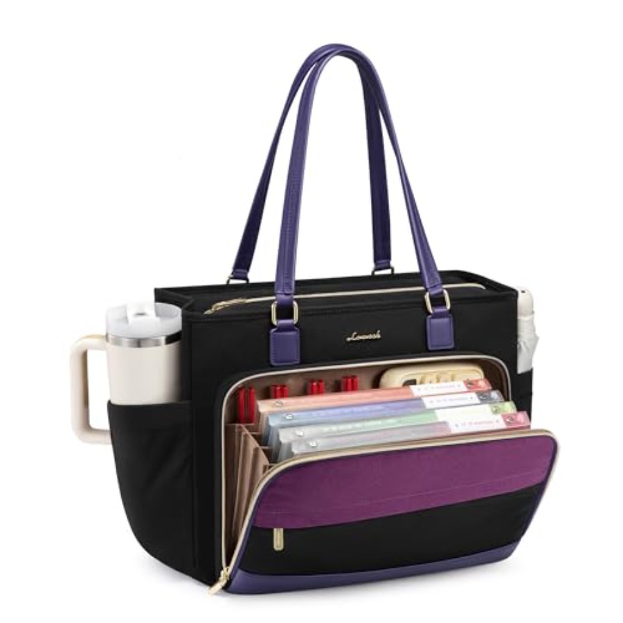Woman In Bag - LOVEVOOK Teacher Tote Bag, Laptop Bag