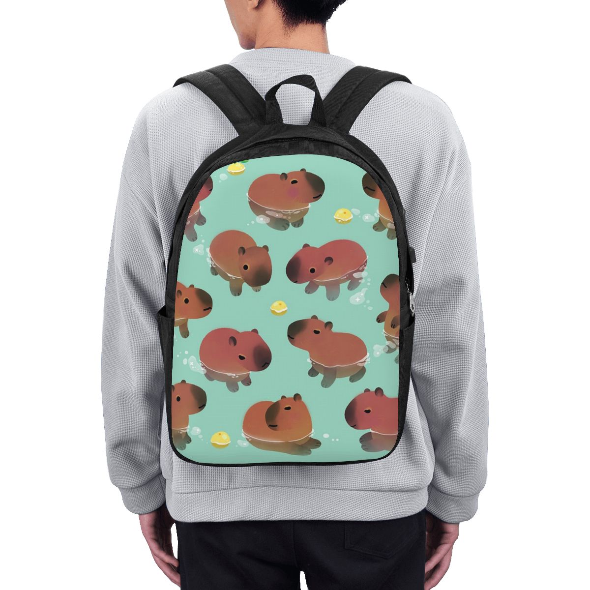 Capybara Animal Pattern Backpa - đánh giá và giá Women Bags For College