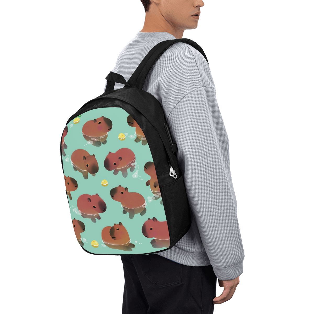 Capybara Animal Pattern Backpa - đánh giá và giá Women Bags For College