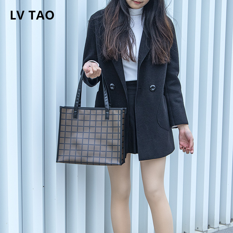 Women Beach Shoulder Bag Plaid - đánh giá và giá Women Bags Lv