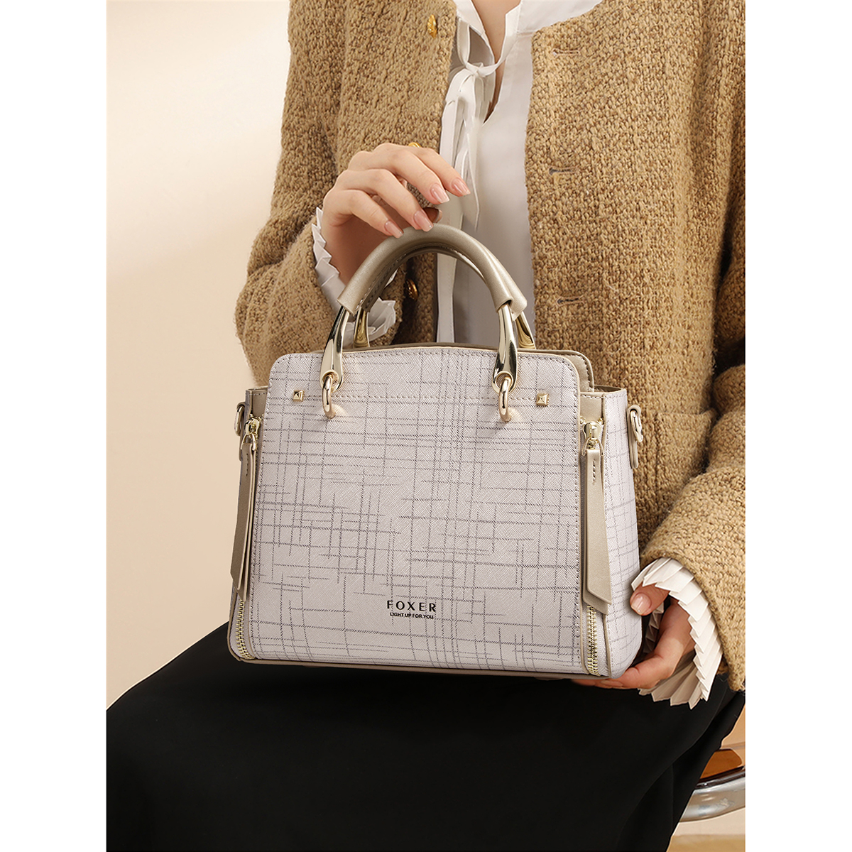 FOXER Lady's Shoulder Bag Luxu - đánh giá và giá Women'S Best Bags For Work