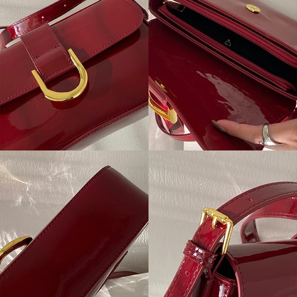 Classic PU Leather Horseshoe B - đánh giá và giá Women Bags Zara