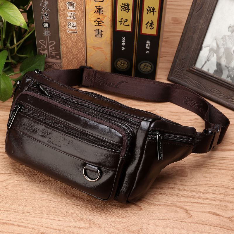 Men Waist Fanny Bags Sling Che - đánh giá và giá Saddle Bag Leather