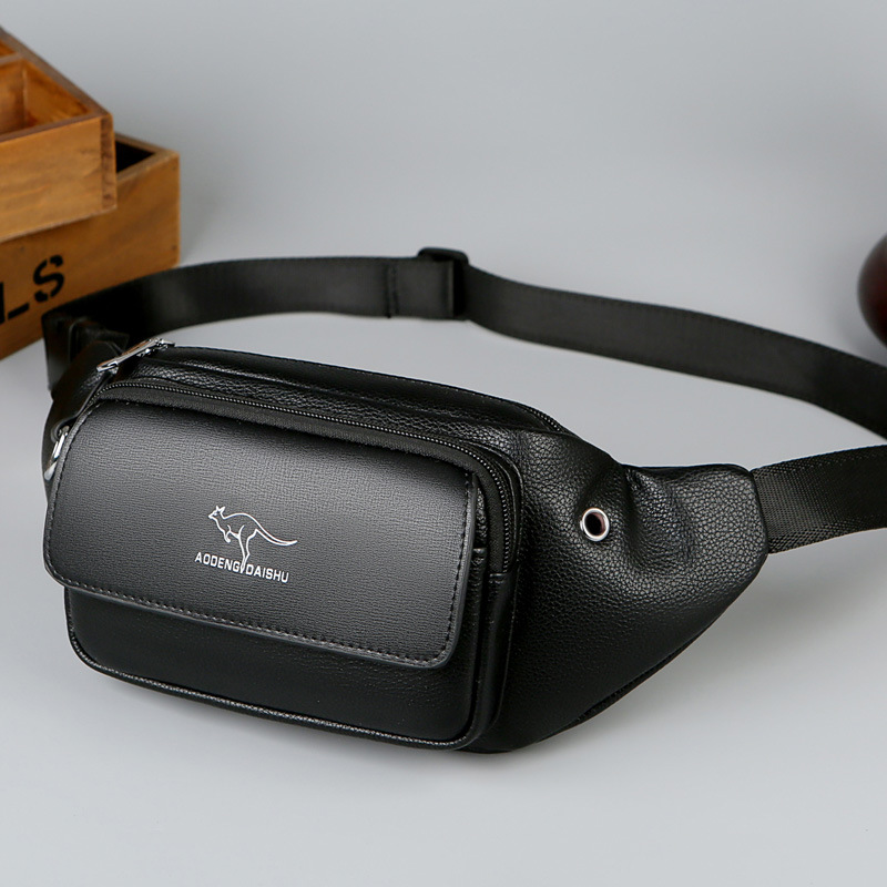 Luxury Brand Waist Bag Men Lea - đánh giá và giá Saddle Bag Leather