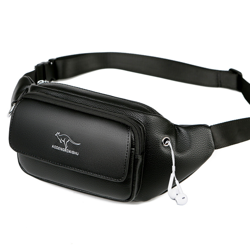 Luxury Brand Waist Bag Men Lea - đánh giá và giá Saddle Bag Leather