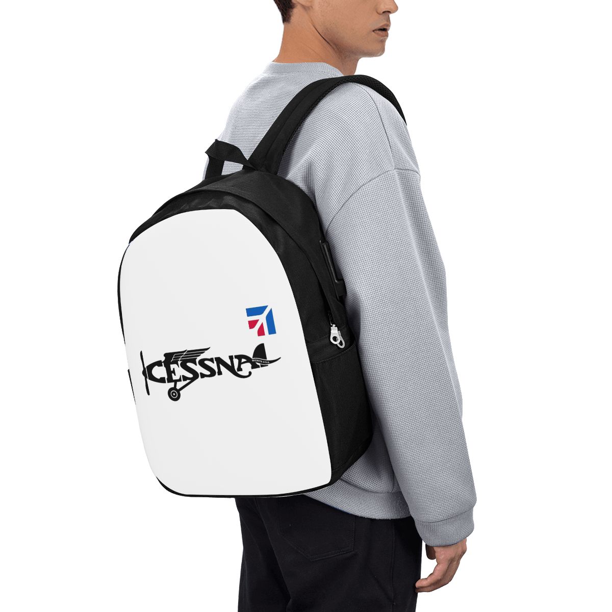 Cessna Logo Backpack Travel No - đánh giá và giá Woman In Bag
