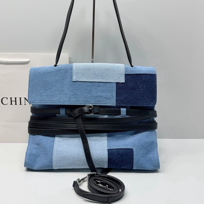 Color Block Denim Handbag Cros - đánh giá và giá Women'S Crossbody Bags