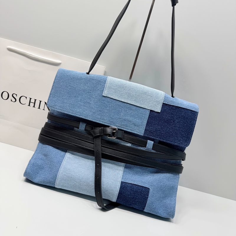 Color Block Denim Handbag Cros - đánh giá và giá Women'S Crossbody Bags