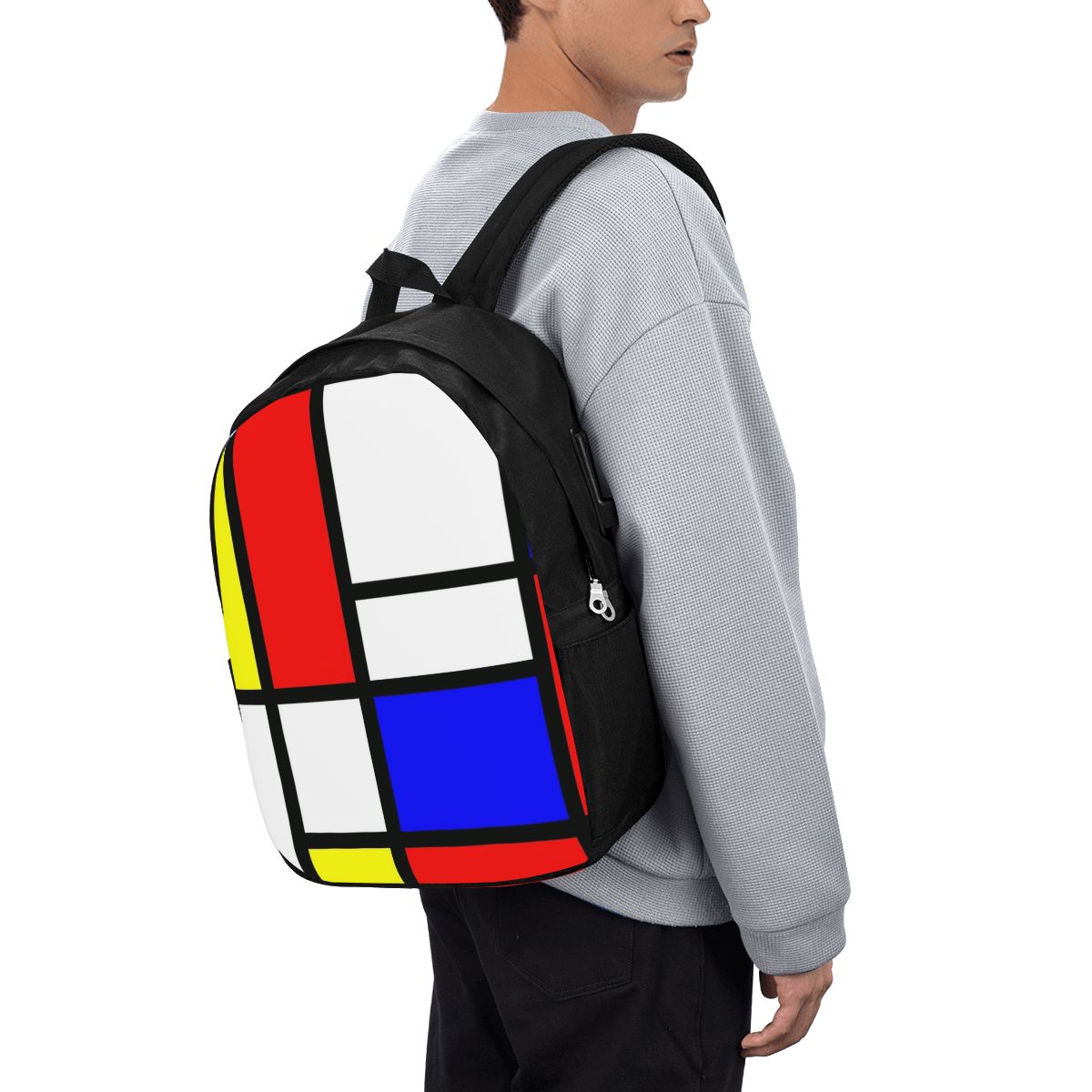 Piet Mondrian Composition  Bac - đánh giá và giá Woman In Bag