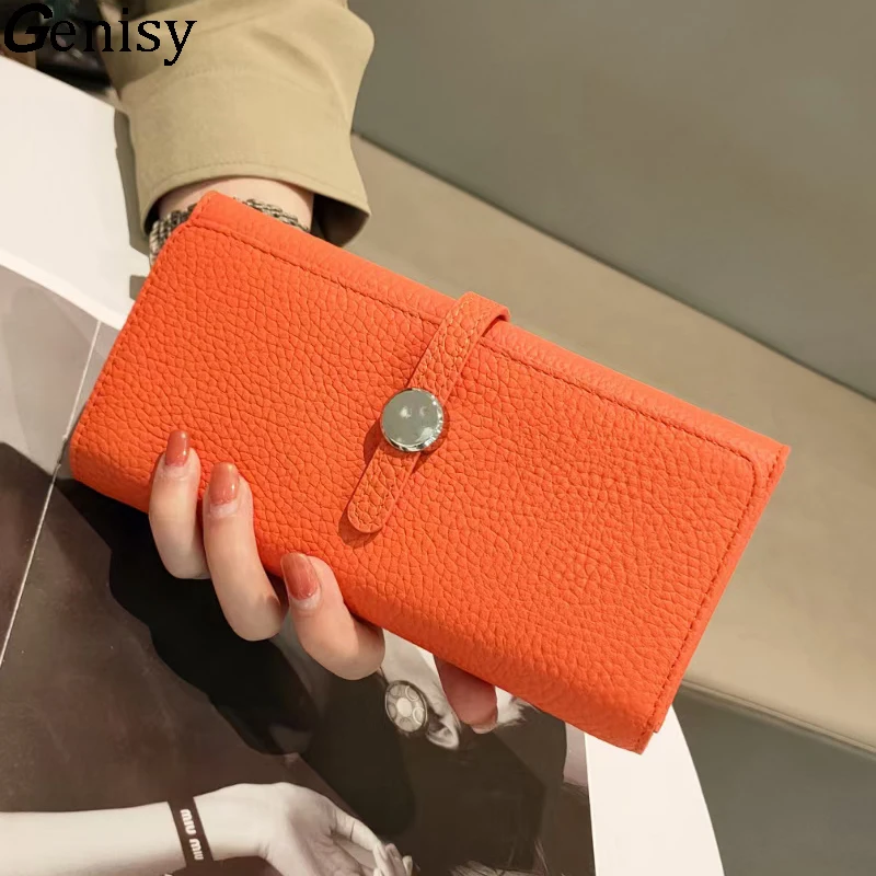 Genuine Leather Wallet Women L - đánh giá và giá Women Bags Lv