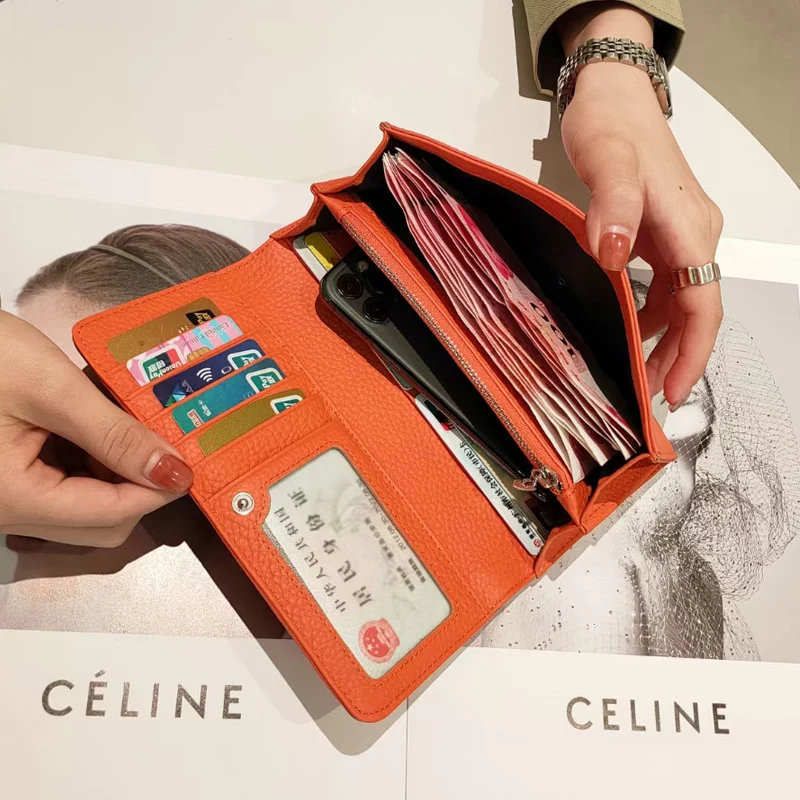 Genuine Leather Wallet Women L - đánh giá và giá Women Bags Lv