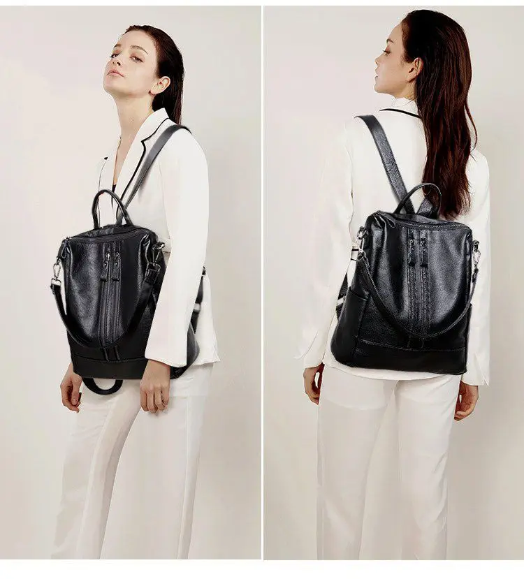 Women Soft Leather Backpack Sc - đánh giá và giá Women Bags For Office