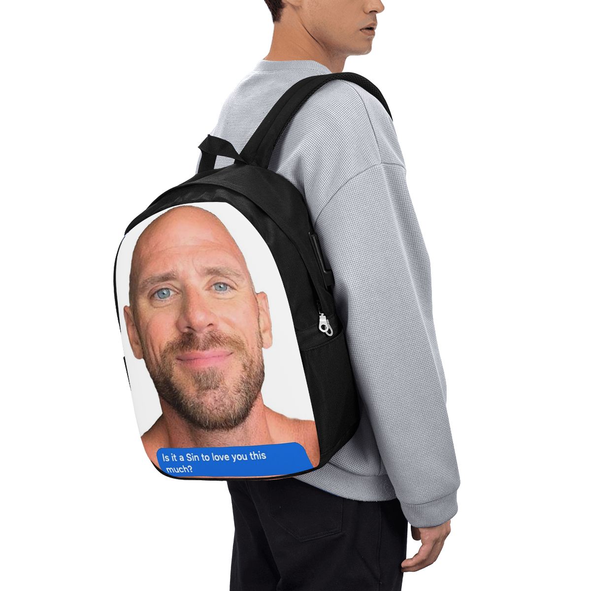 Johnny Sins Flirty Text Bubble - đánh giá và giá Woman In Bag