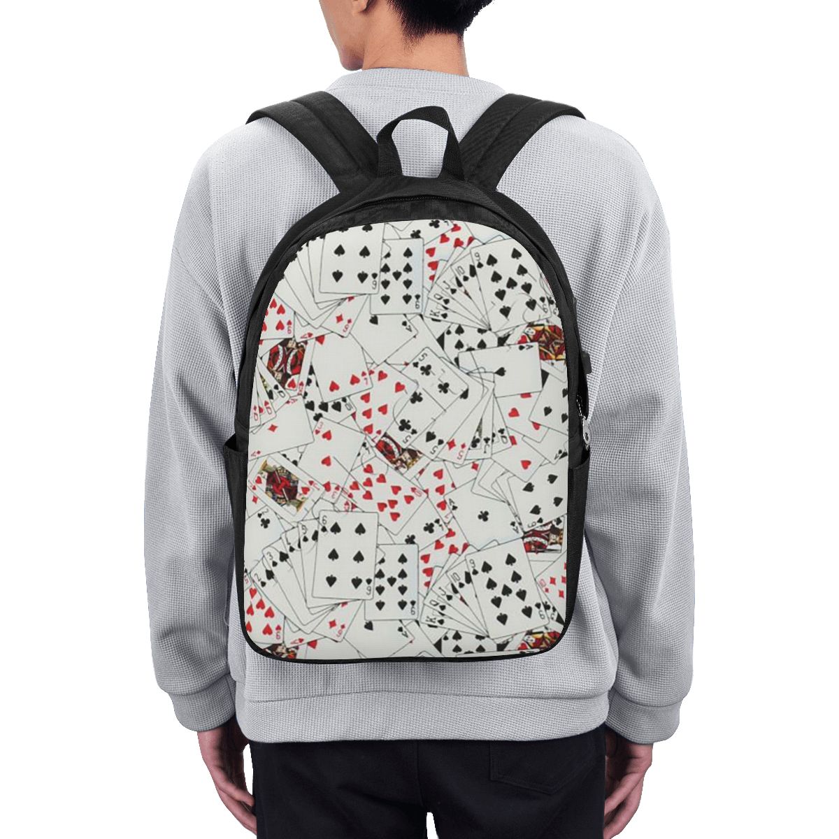 Playing Cards Poker Print Back - đánh giá và giá Women Bags For College