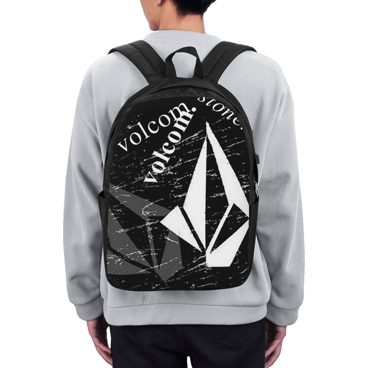 V-Volcom Logo Backpack Travel  - đánh giá và giá Women Bags For College