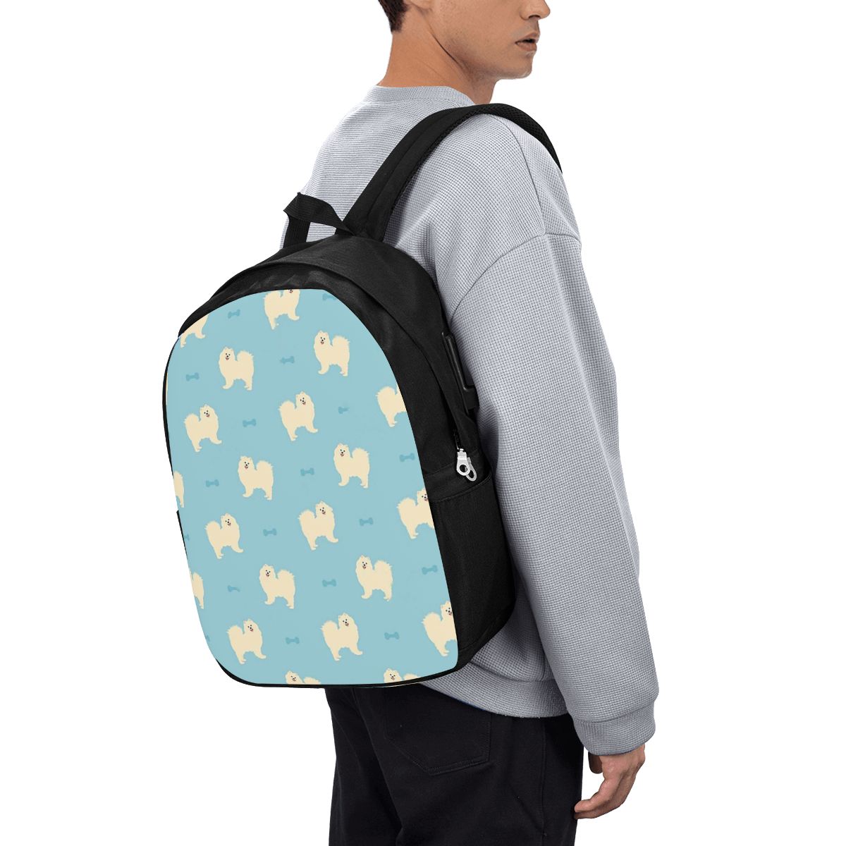 Samoyed Dog Backpack Travel No - đánh giá và giá Women Bags For College