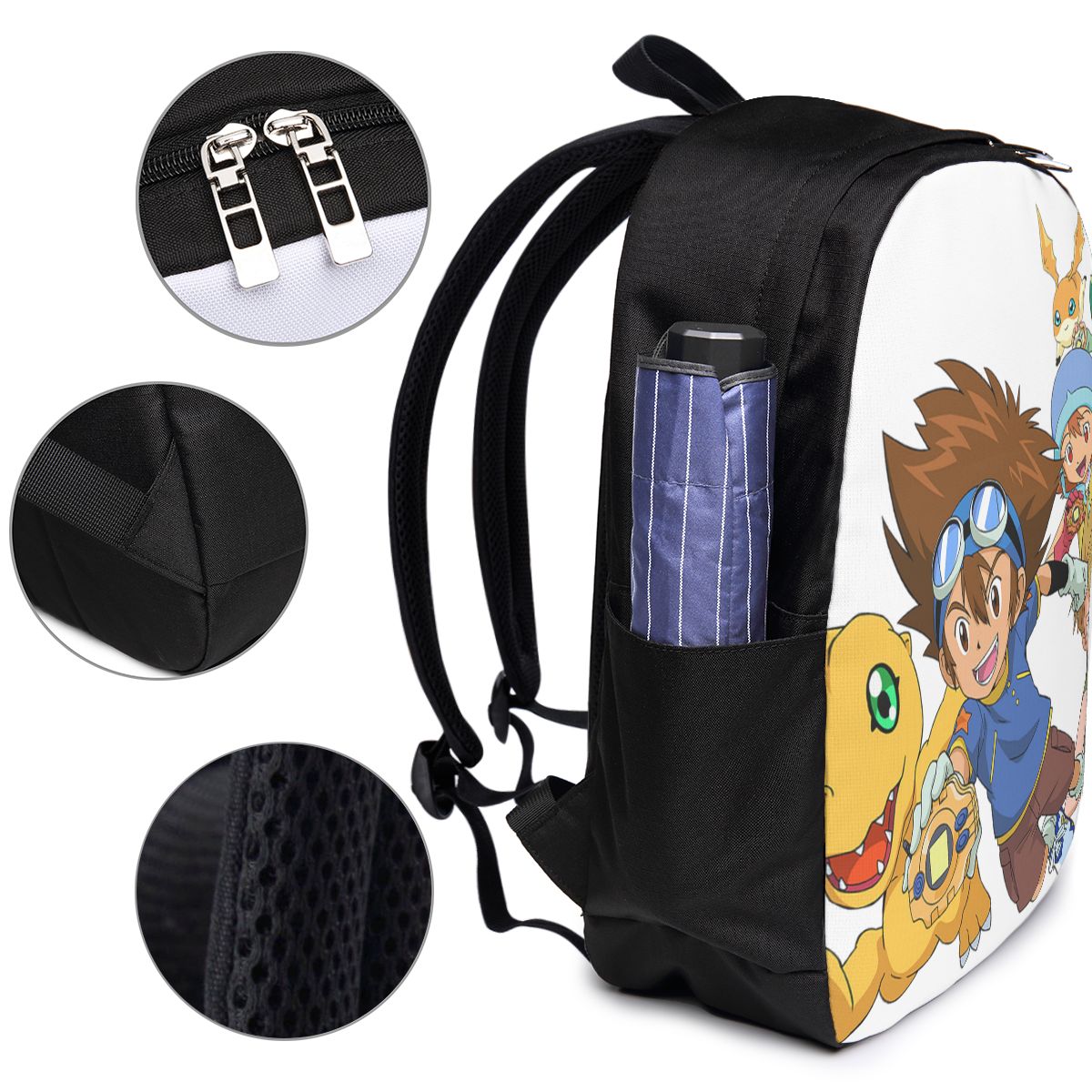 Anime Digimon Cartoon (1) Back - đánh giá và giá Women Bags For College
