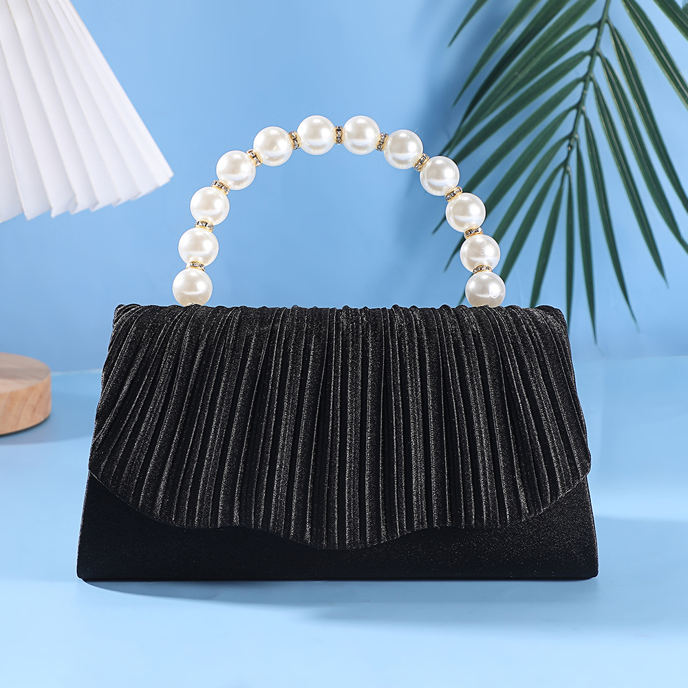 New pleated pearl handbag - el - đánh giá và giá Flap Bag Envelope