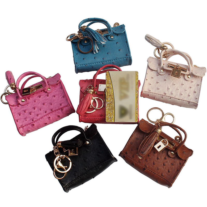 Multifunction Leather Key Bag  - đánh giá và giá Women Bags Mini
