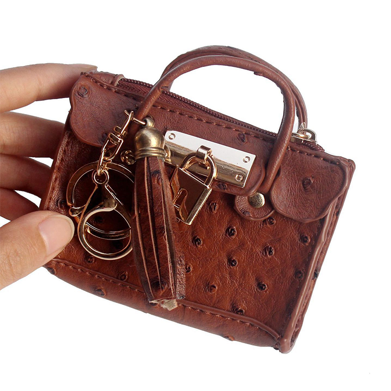 Multifunction Leather Key Bag  - đánh giá và giá Women Bags Mini