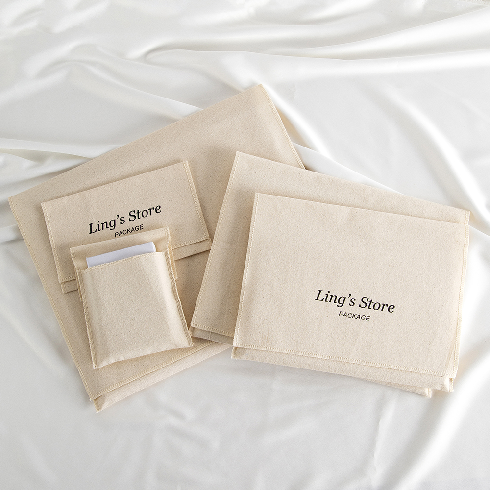 Custom Logo Canvas Cotton Musl - đánh giá và giá Flap Bag Envelope