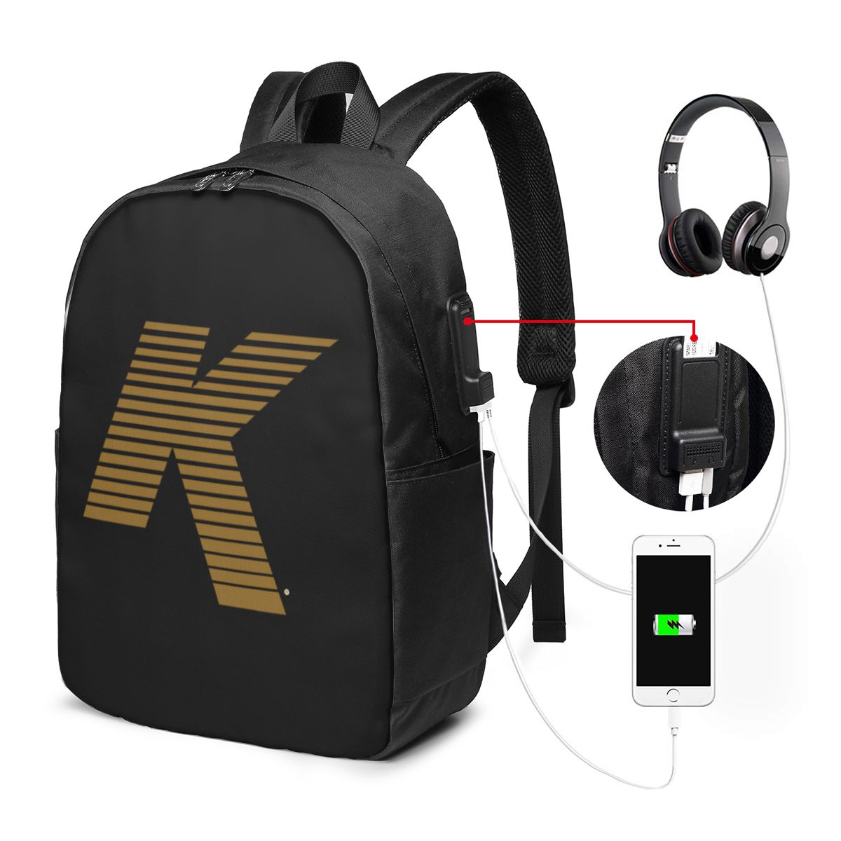 Zildjian K Logo Backpack Trave - đánh giá và giá Women Bags Logo