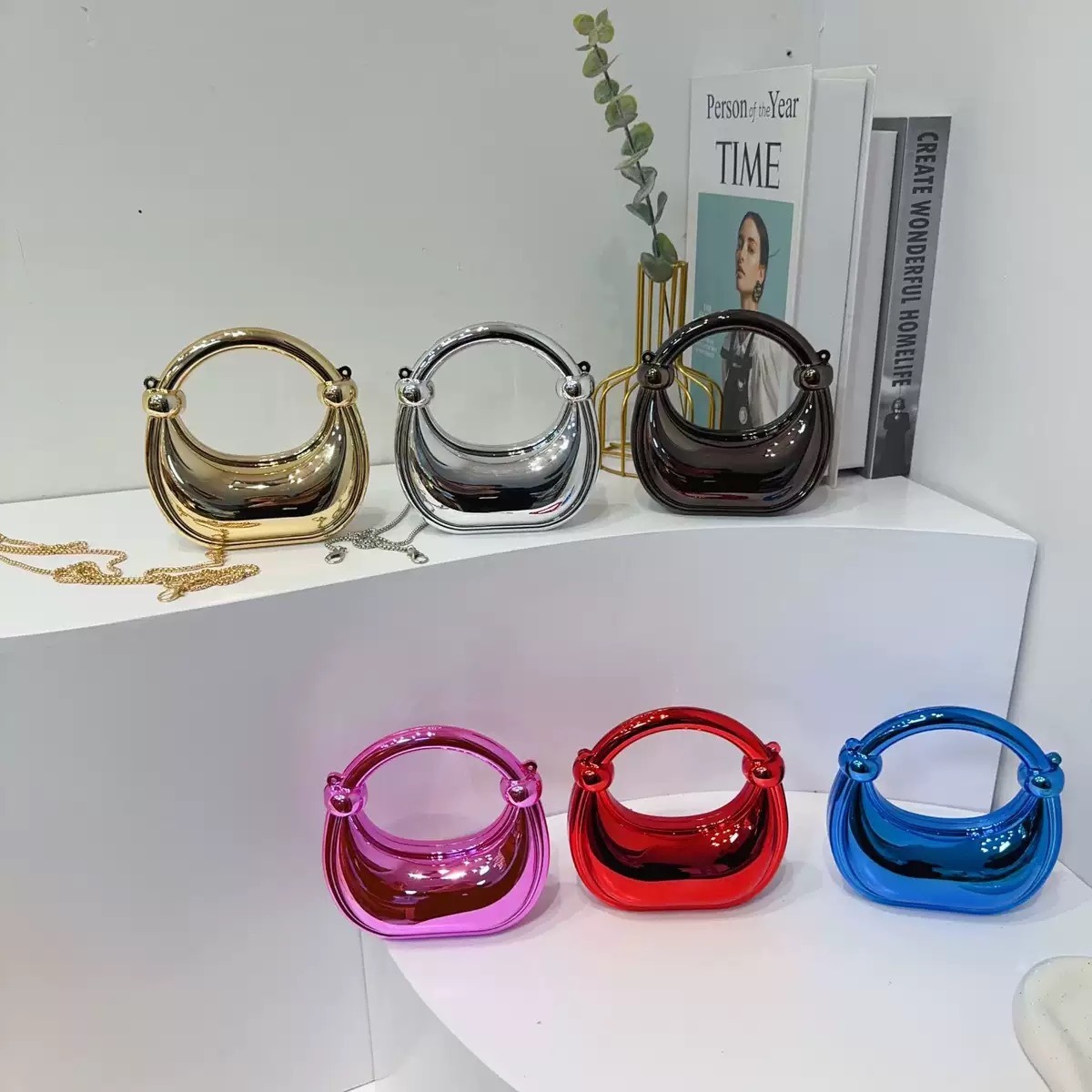 Mini Golden Evening Bag Purses - đánh giá và giá Women Bags Mini