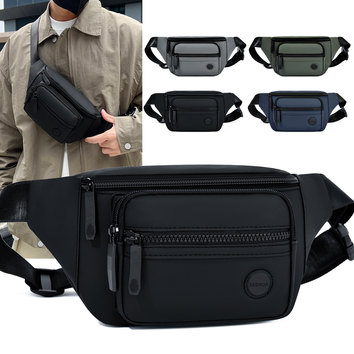 Unisex Waterproof Waist Bag Pa - đánh giá và giá Women Bags For Office