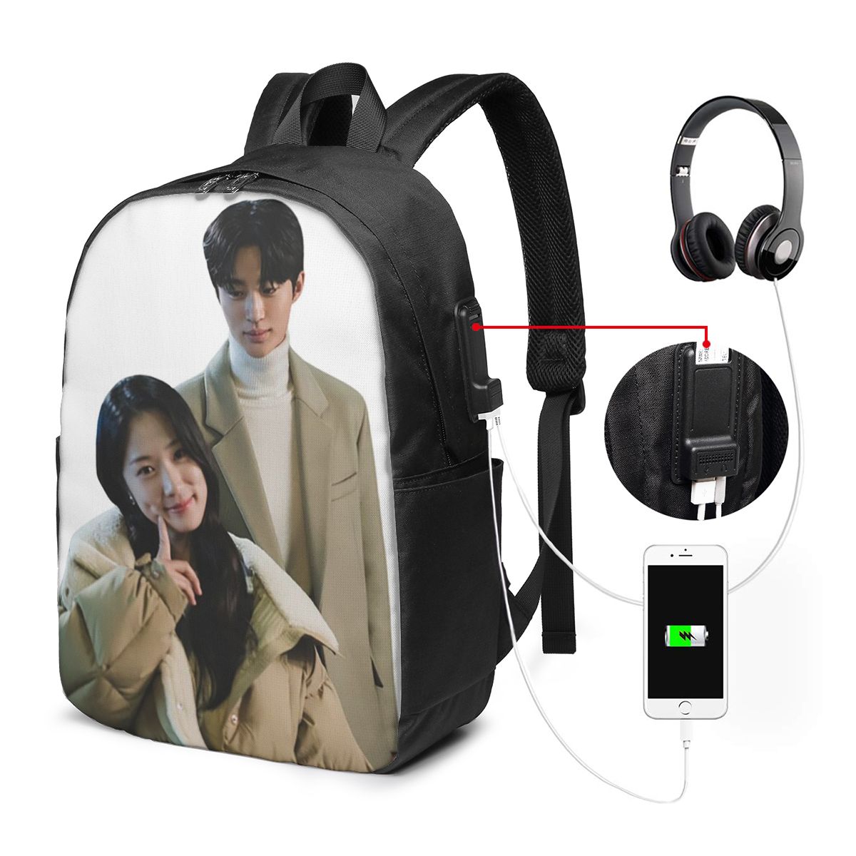 Lovely Runner Kdrama Fanart Ba - đánh giá và giá Woman In Bag