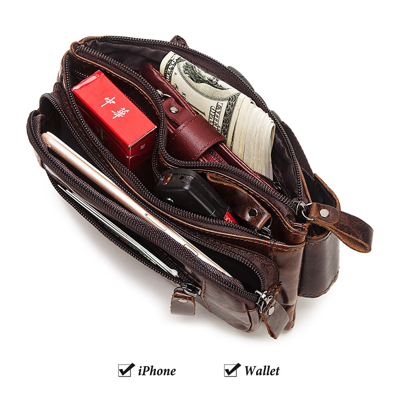 HUMERPAUL Men's Waist Fanny Pa - đánh giá và giá Saddle Bag Leather