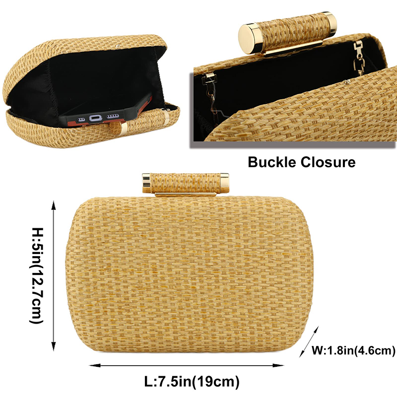 Straw Clutch Purse for Women W - đánh giá và giá Women Bags Zara
