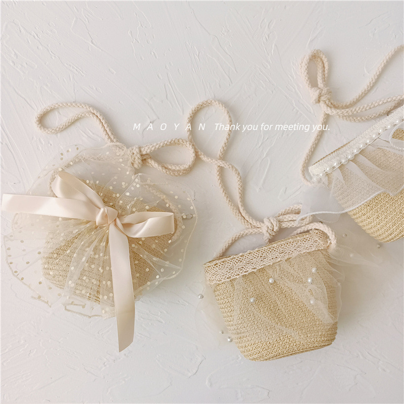 Sweet Mesh Pearl Mini Woven Ba - đánh giá và giá Women Bags Mini