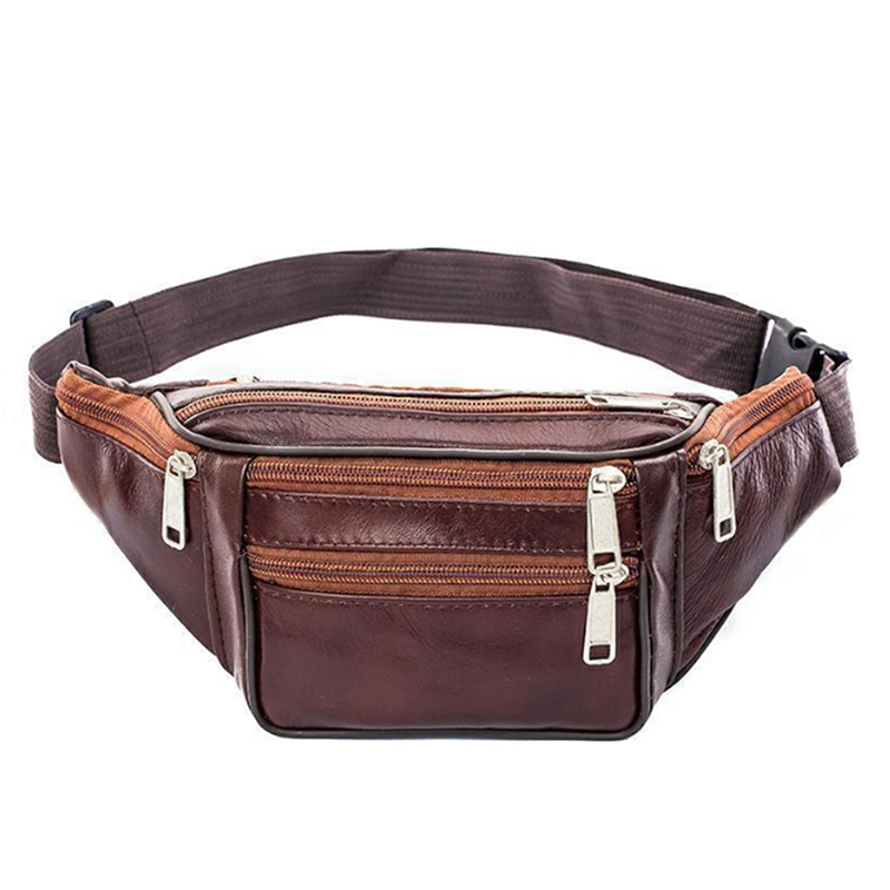 Genuine Leather Waist Bag Men  - đánh giá và giá Saddle Bag Leather