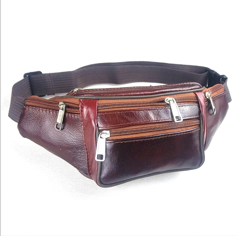 Genuine Leather Waist Bag Men  - đánh giá và giá Saddle Bag Leather