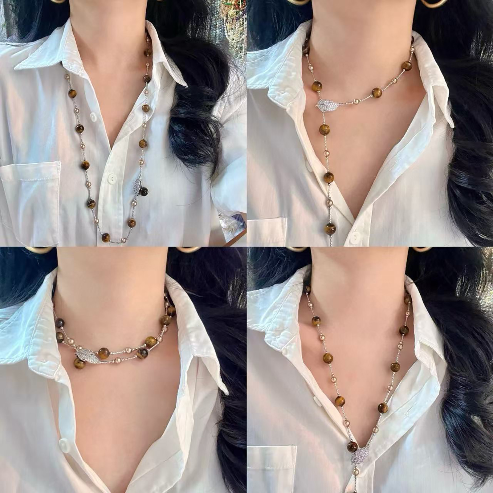 Boho Necklace for Women, Natur - đánh giá và giá Women Bags Price