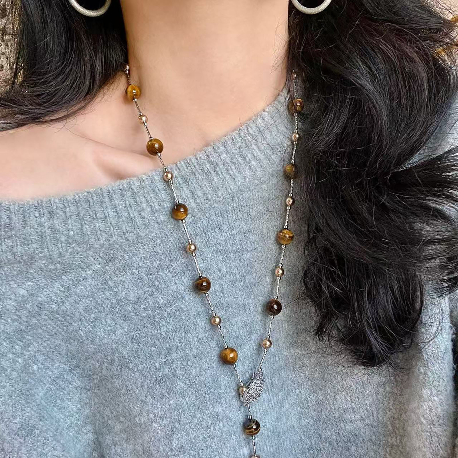 Boho Necklace for Women, Natur - đánh giá và giá Women Bags Price